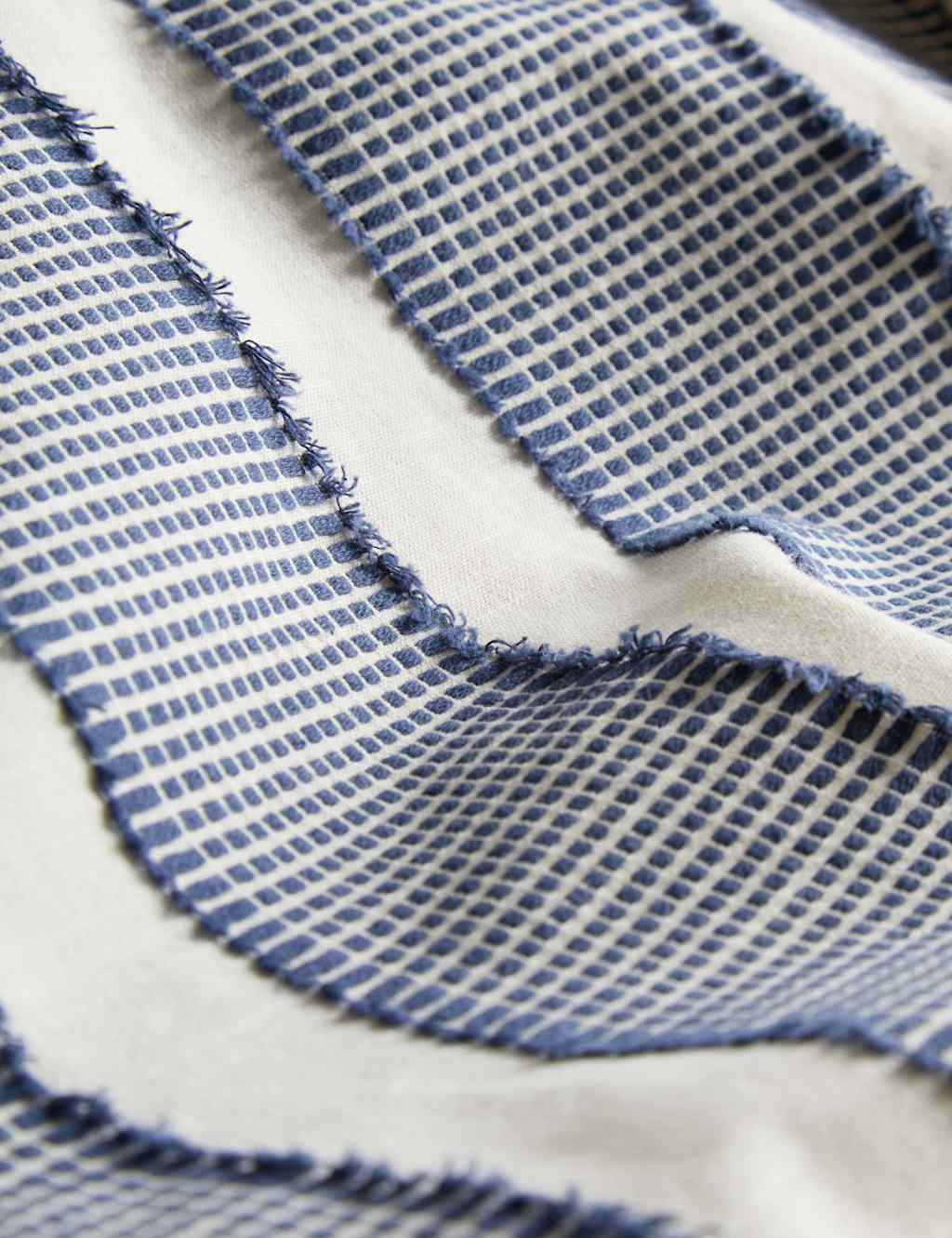 Pure Cotton Tufted Stripe Bedding Set 5 of 6