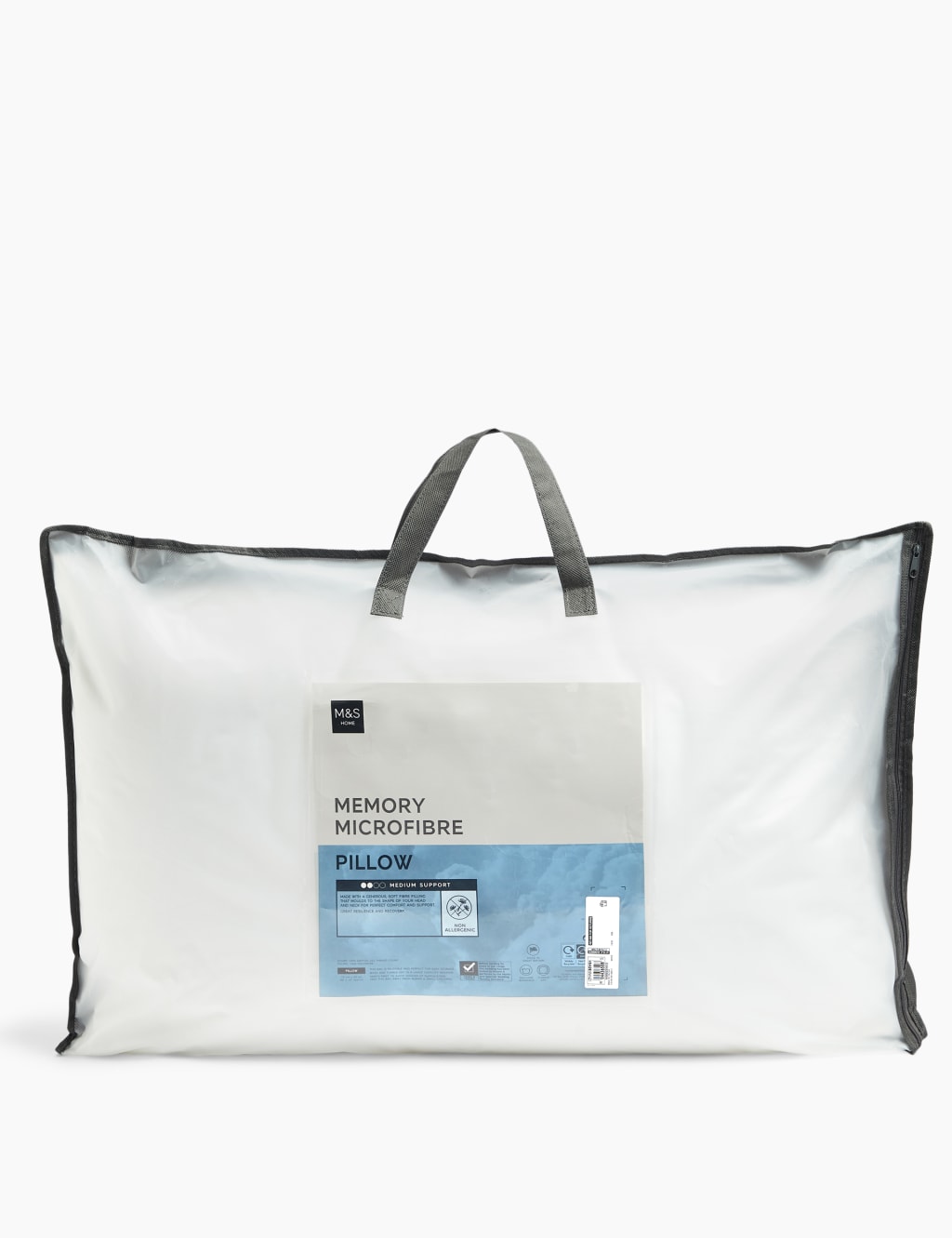 Memory Microfibre Medium Pillow M S