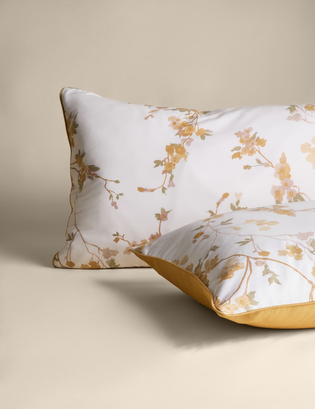 Pure Cotton Sateen Cherry Blossom Bedding Set 3 of 6