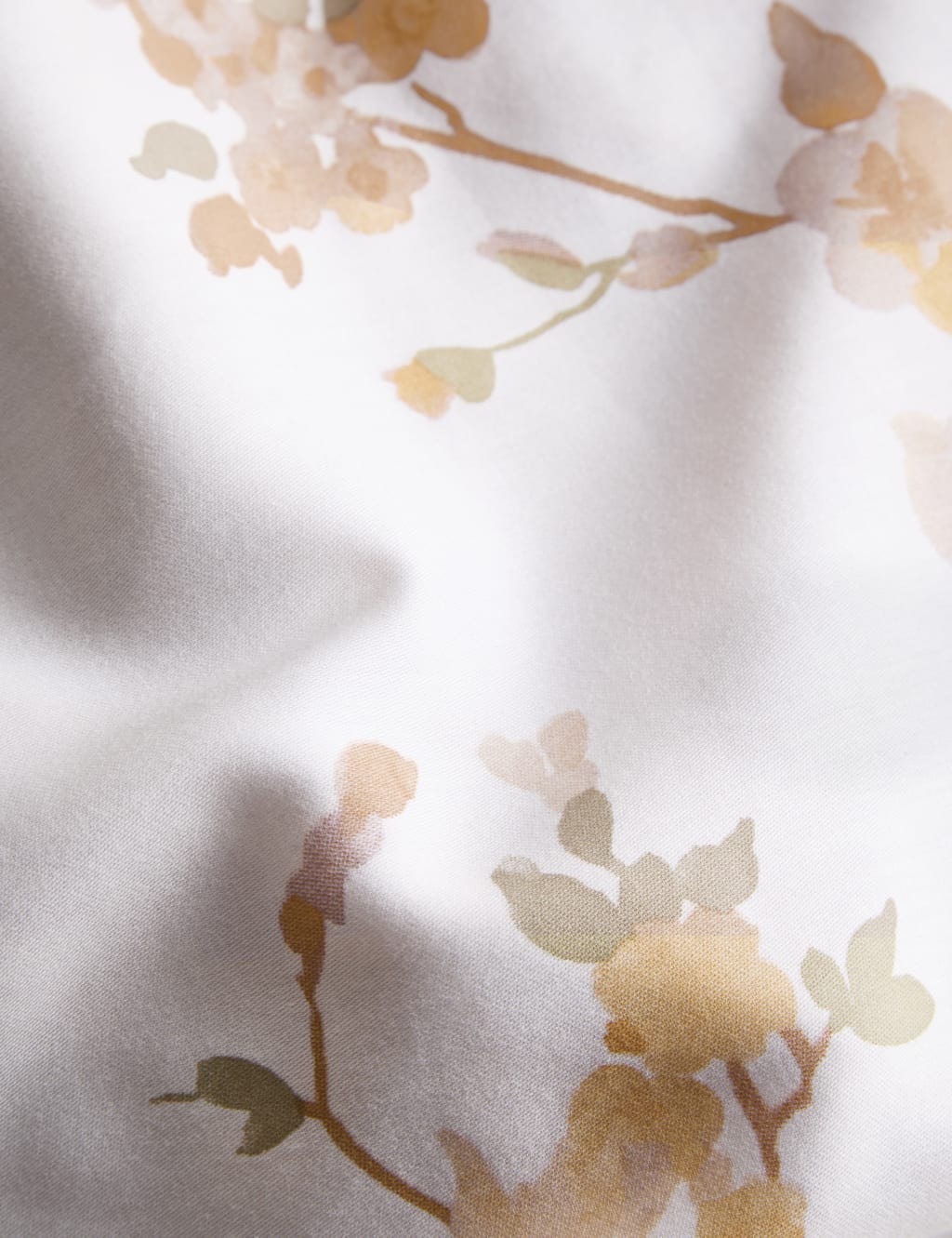 Pure Cotton Sateen Cherry Blossom Bedding Set 5 of 6