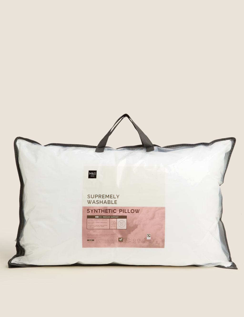 Supremely Washable Medium Pillow 1 of 6