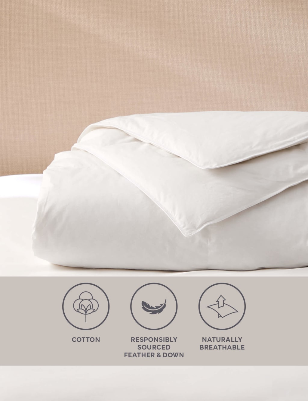 Duck Feather Down 7.5 Tog Duvet M S Collection M S