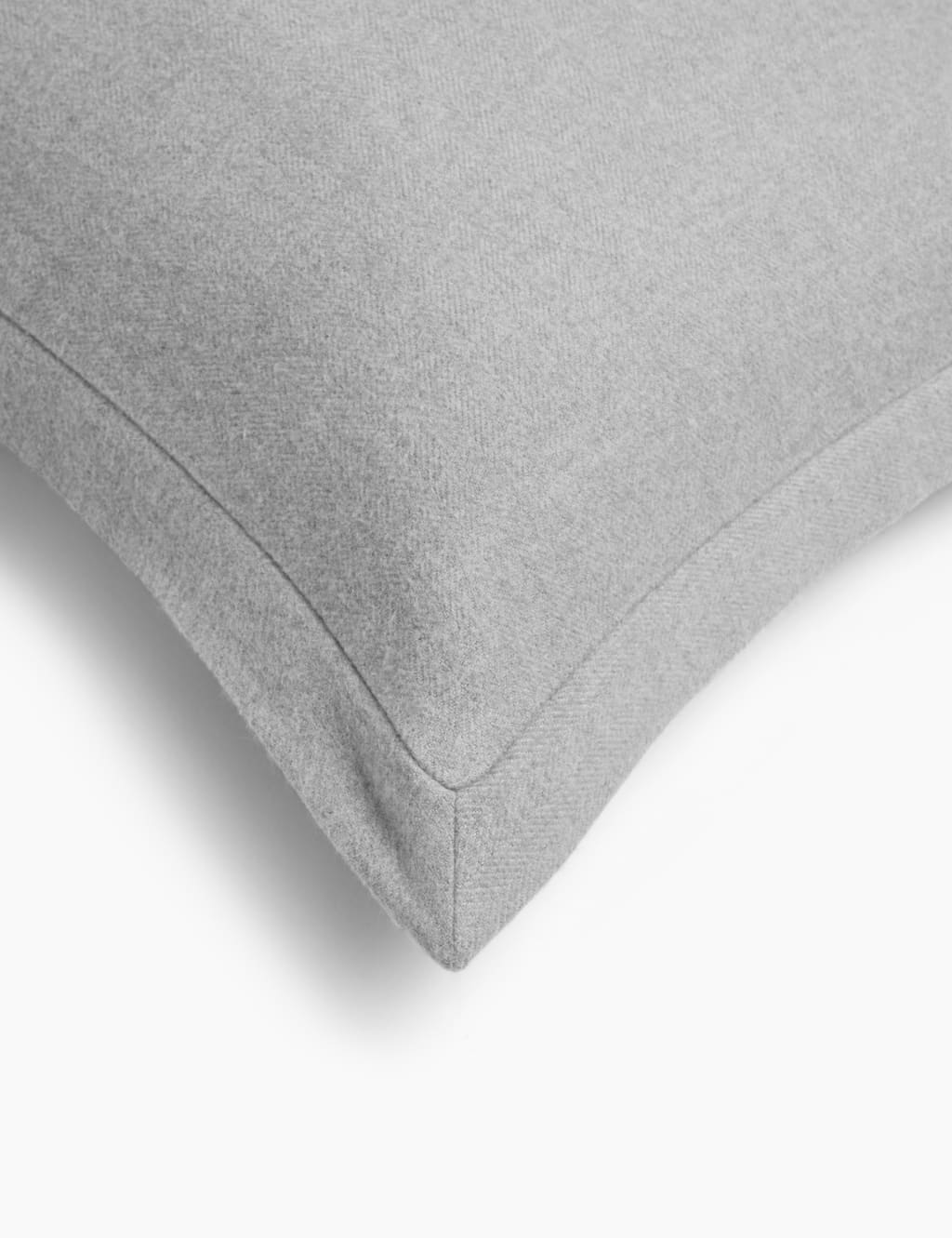 Pure Cotton Herringbone Large Cushion 3 of 4