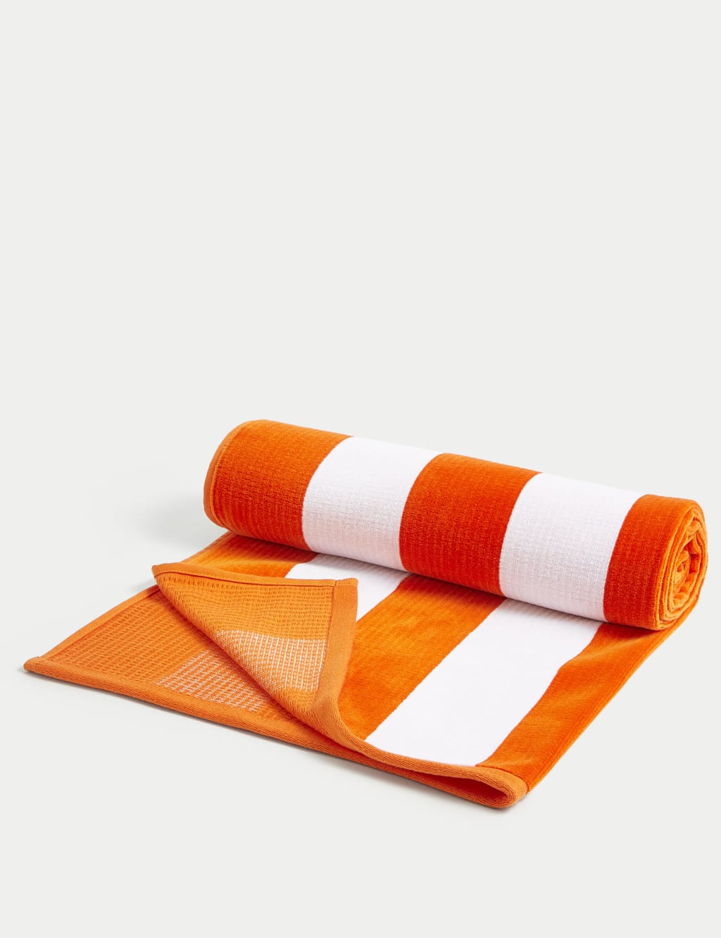Pure Cotton Striped Sand Resistant Beach Towel M S Collection M S