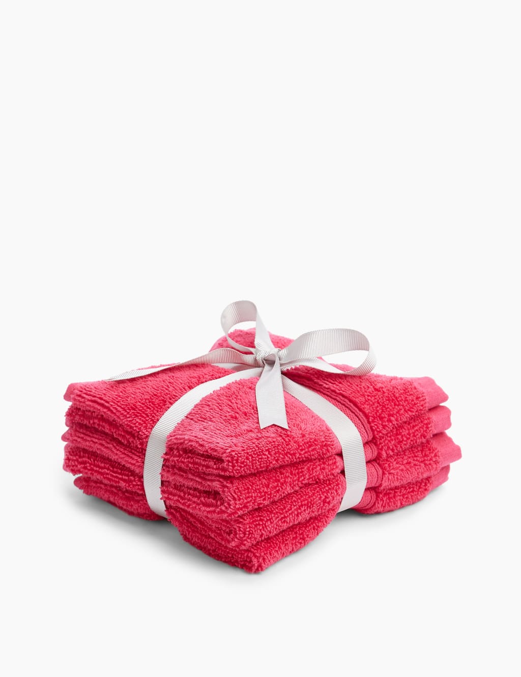 Set of 4 Super Soft Pure Cotton Face Cloths 1 of 3