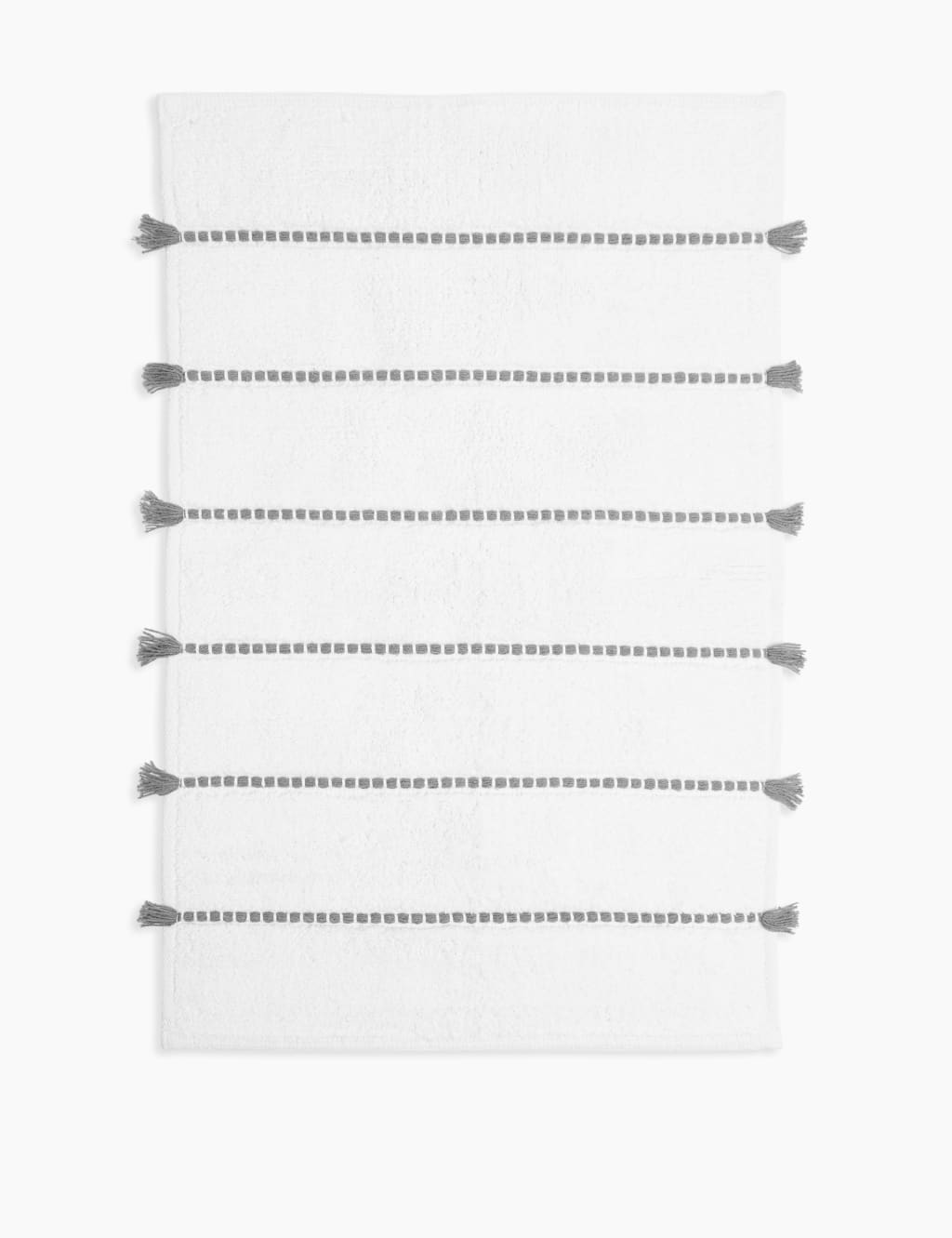 Pure Cotton Stitch Bath Mat 1 of 2