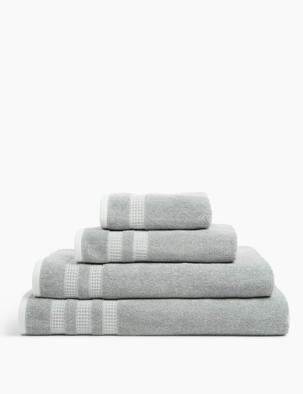 Pure Cotton Waffle Spa Towel 1 of 4