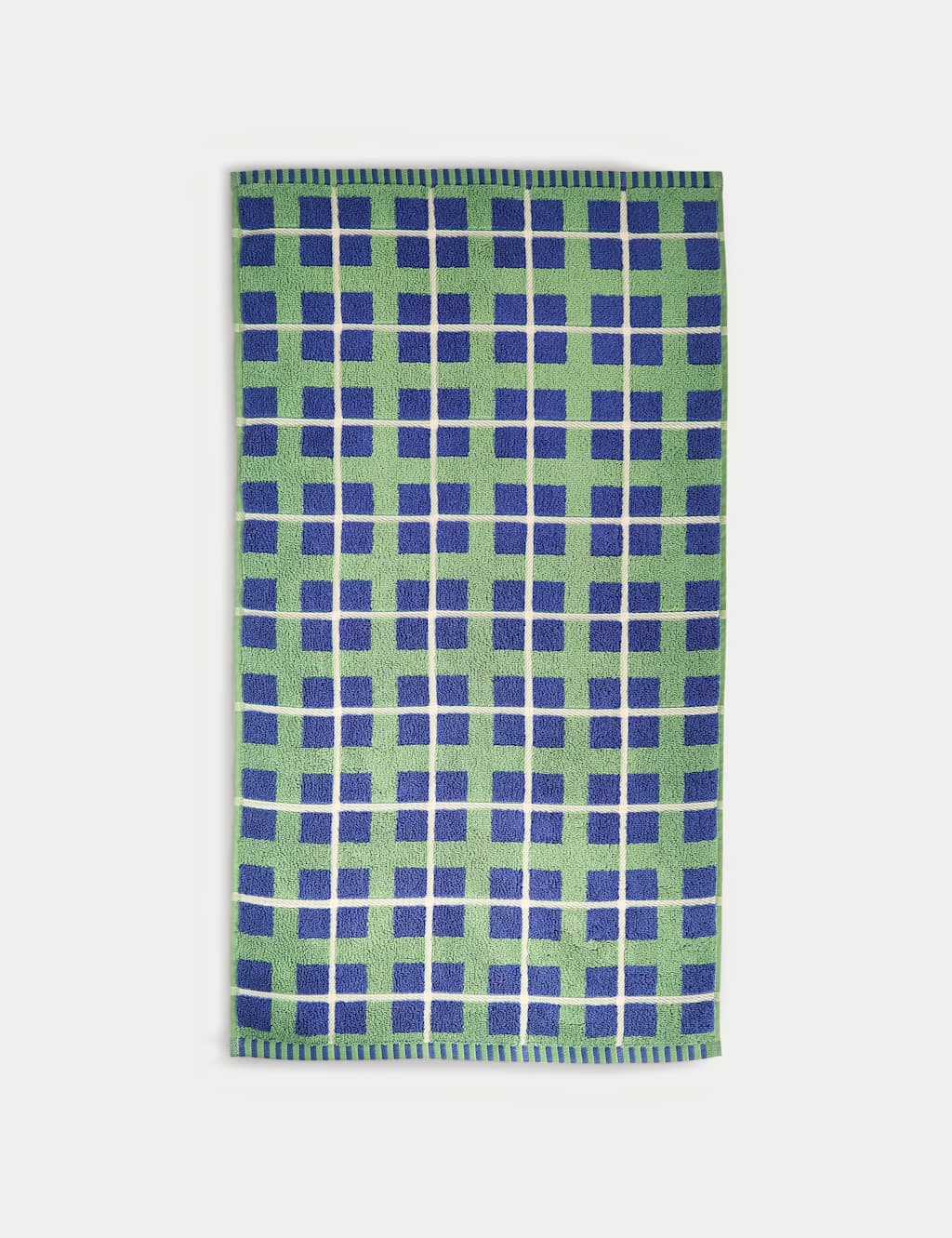 Pure Cotton Checked Towel 5 of 5