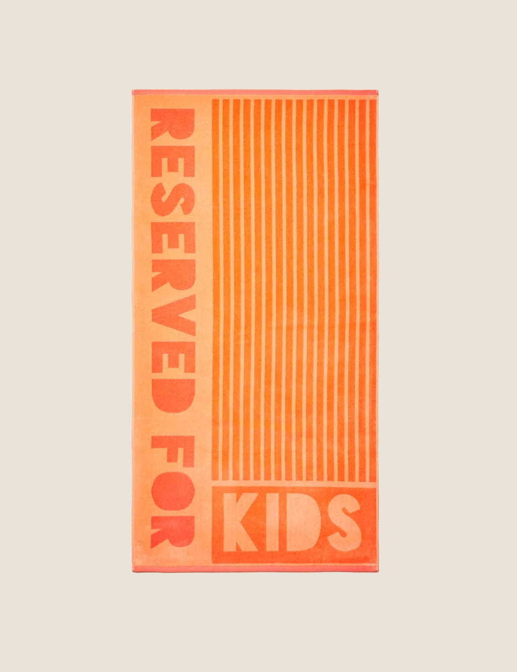 Pure Cotton Reserved For Kids Beach Towel 1 of 2