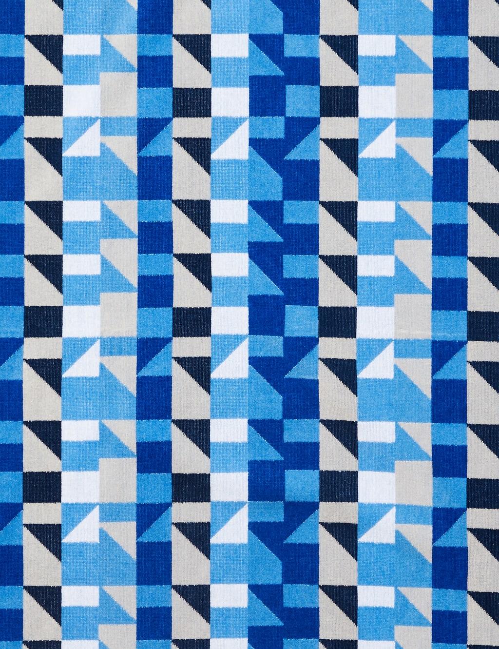 Pure Cotton Geometric Beach Towel 2 of 2