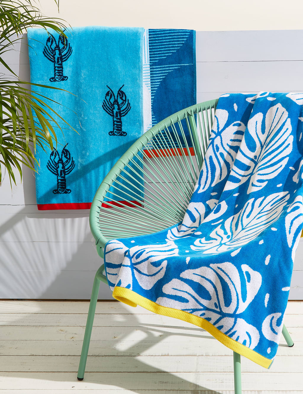 Pure Cotton Lobster Beach Towel 2 of 5