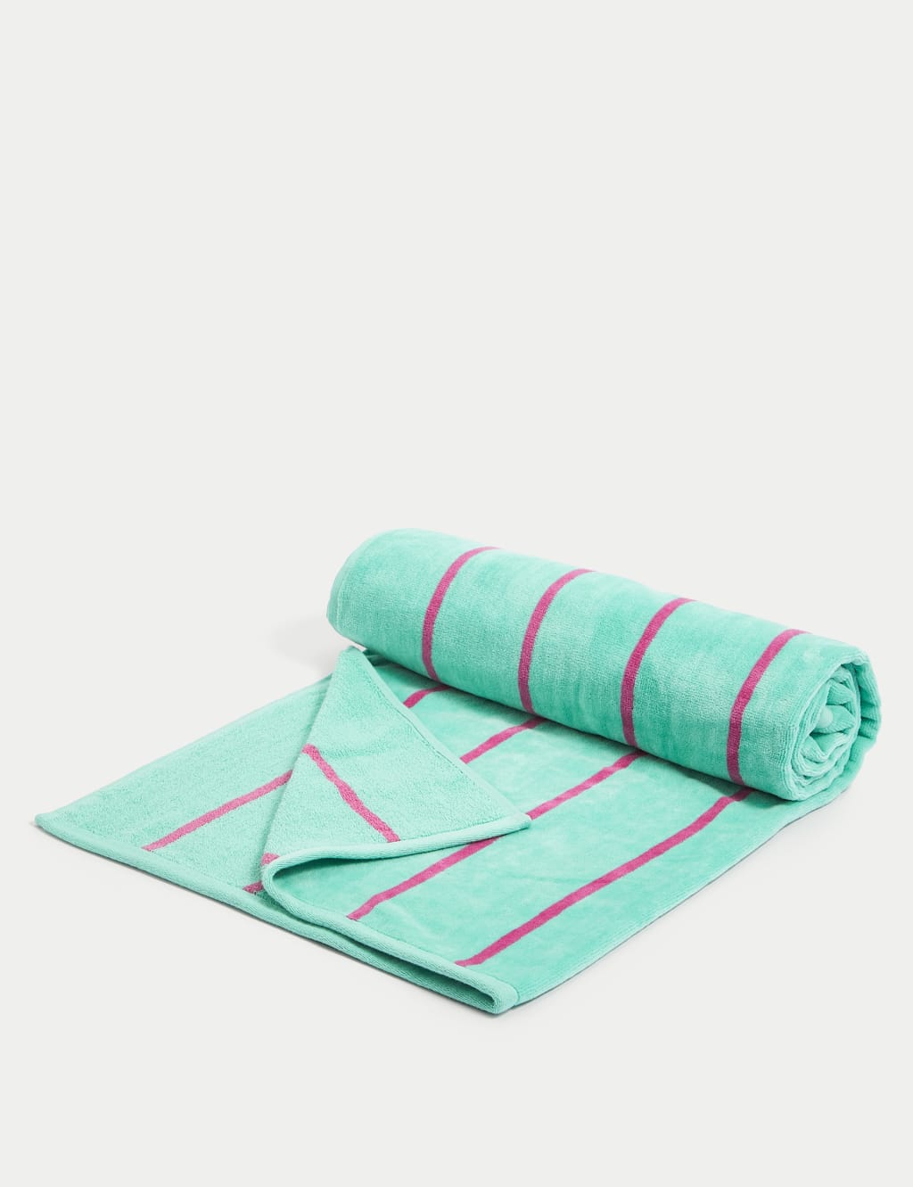 Pure Cotton Striped Beach Towel 2 of 4
