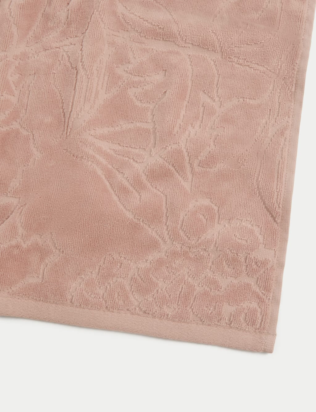 Pure Cotton Linear Floral Towel 2 of 5