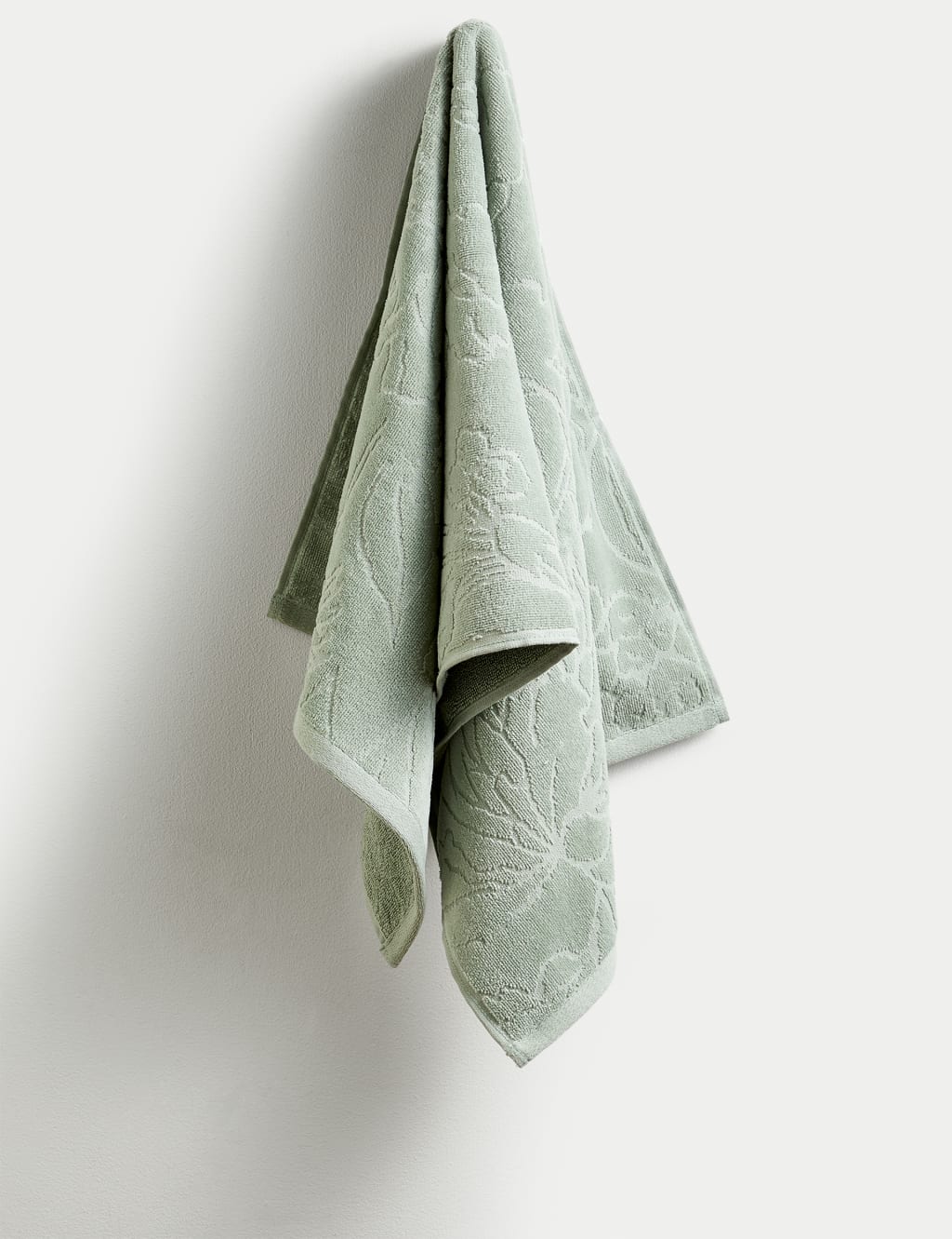 Pure Cotton Linear Floral Towel 4 of 5