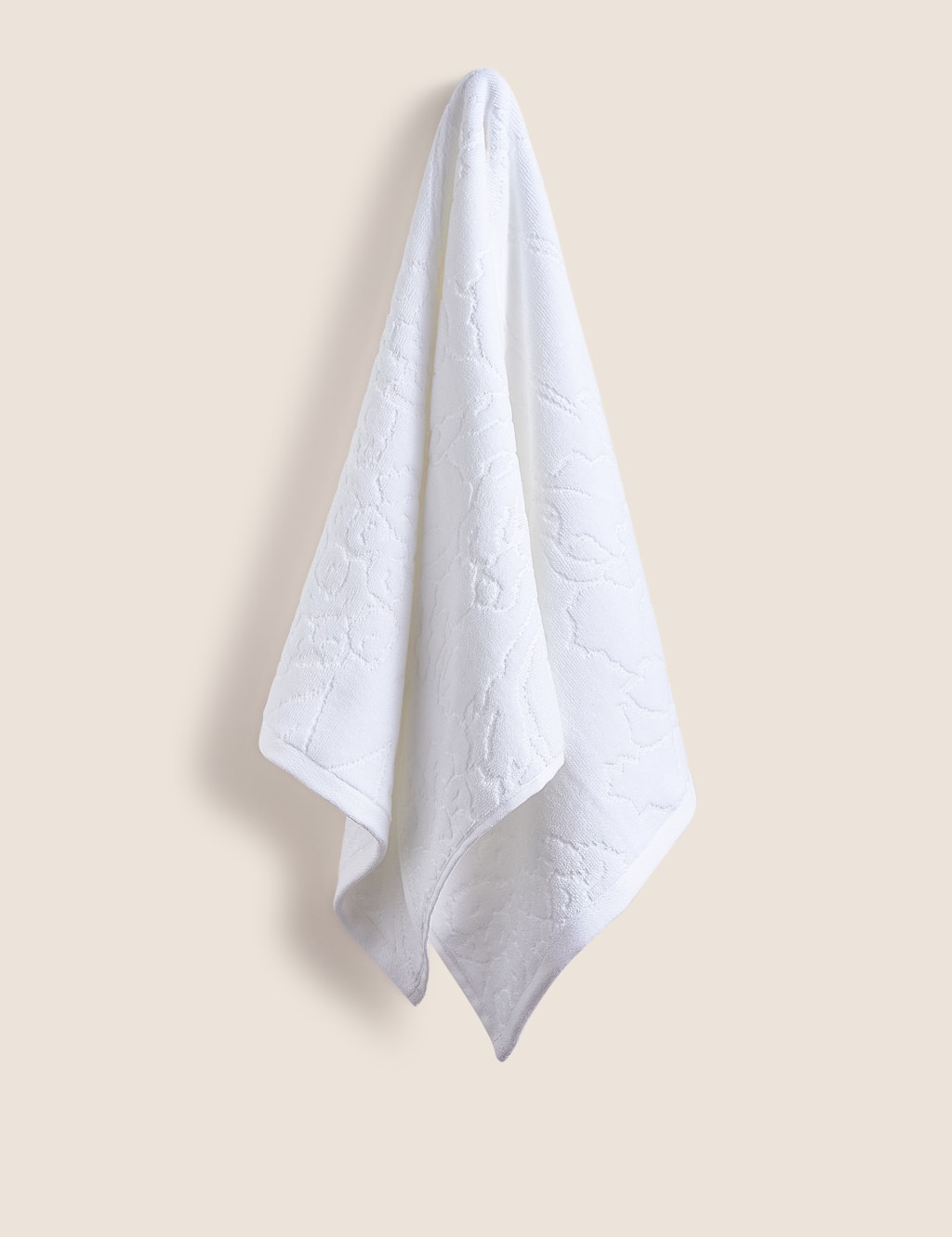 Pure Cotton Linear Floral Towel 4 of 6