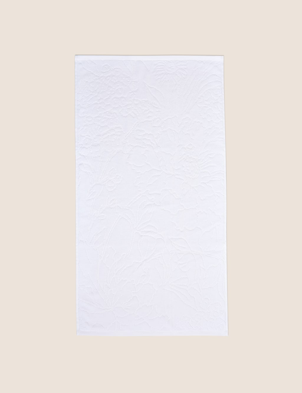 Pure Cotton Linear Floral Towel 5 of 6