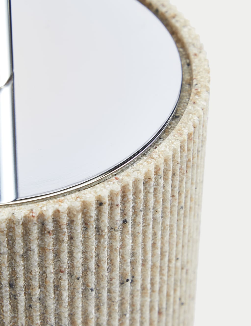 Natural Stone Effect Toilet Brush Holder 2 of 2