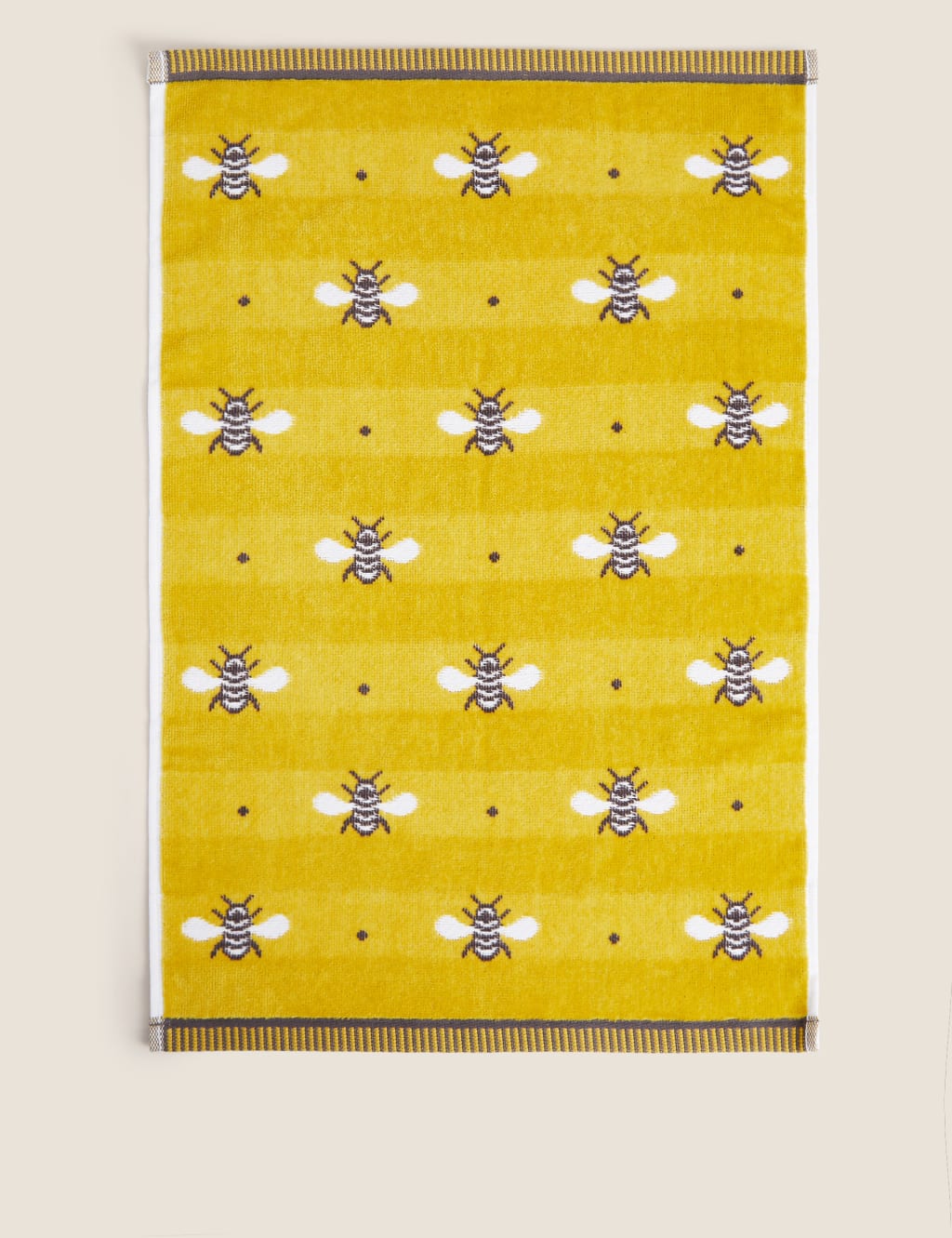 Pure Cotton Repeat Bee Towel M S Collection M S