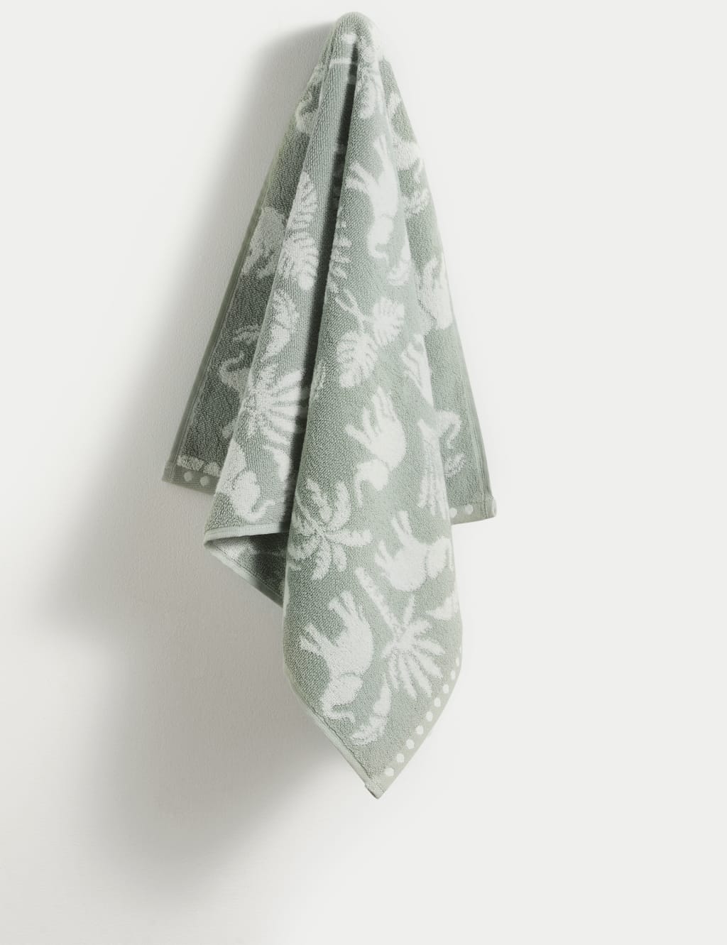 Pure Cotton Elephant Palm Towel 4 of 5