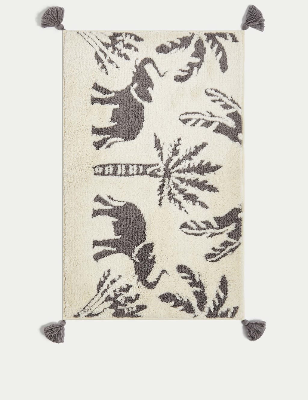 Cotton Blend Elephant Bath Mat 2 of 2