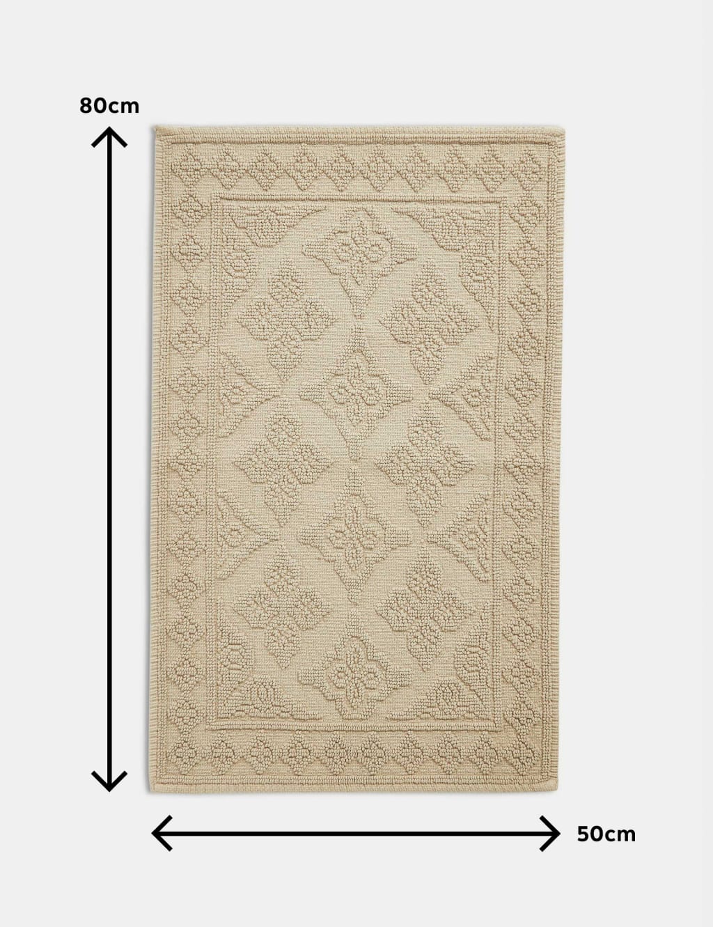 Pure Cotton Textured Bath Mat 3 of 3