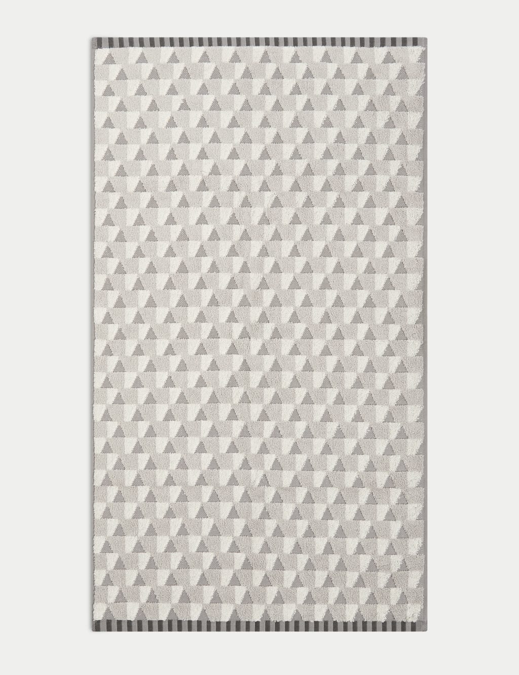 Pure Cotton Geometric Triangle Towel 5 of 5