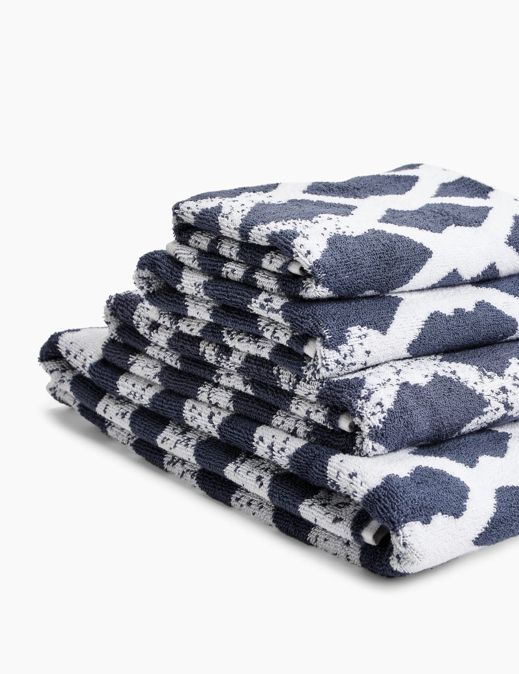 Pure Cotton Rope Print Towel 2 of 4