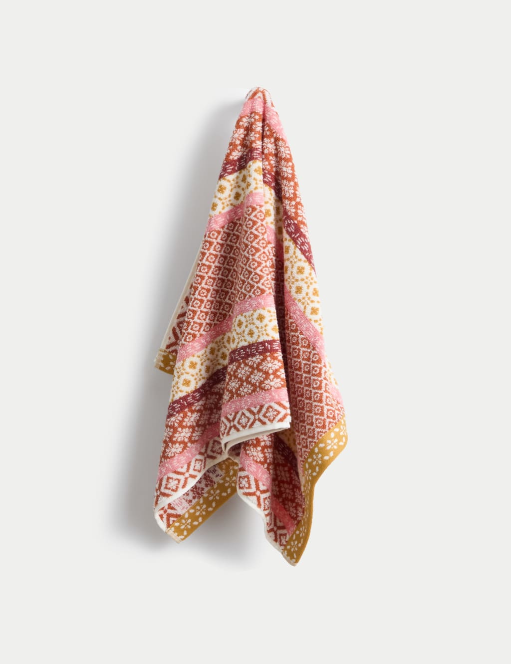 Pure Cotton Tile Towel 4 of 5