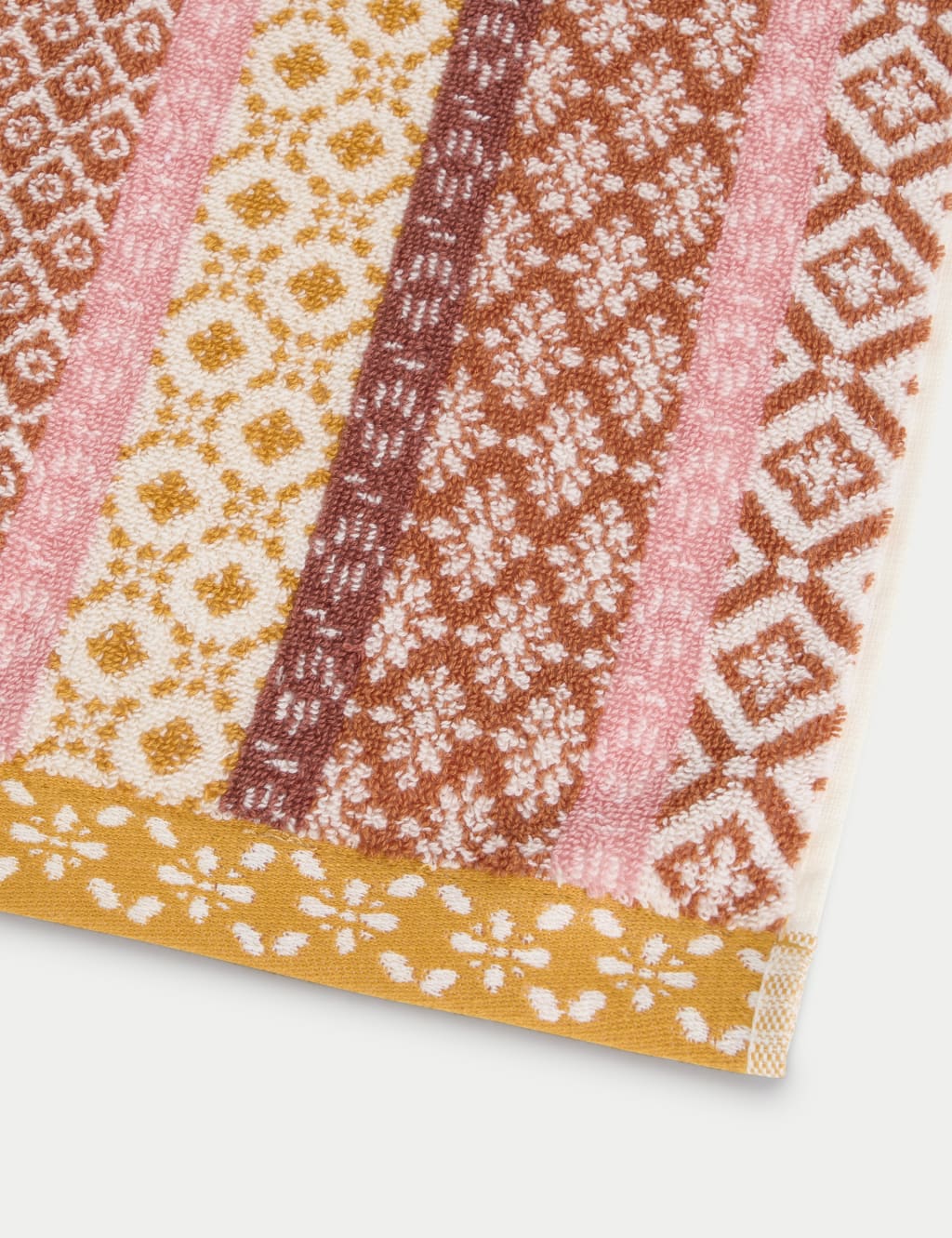 Pure Cotton Tile Towel 2 of 5