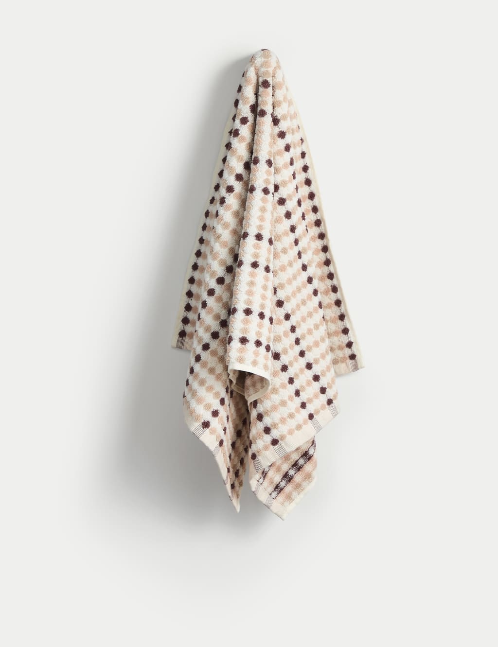 Pure Cotton Spotty Striped Towel 4 of 6