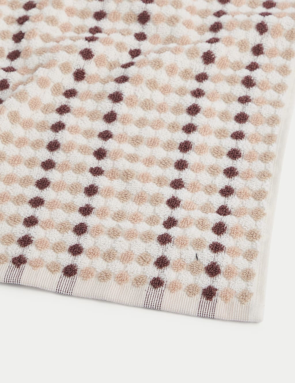 Pure Cotton Spotty Striped Towel 2 of 6