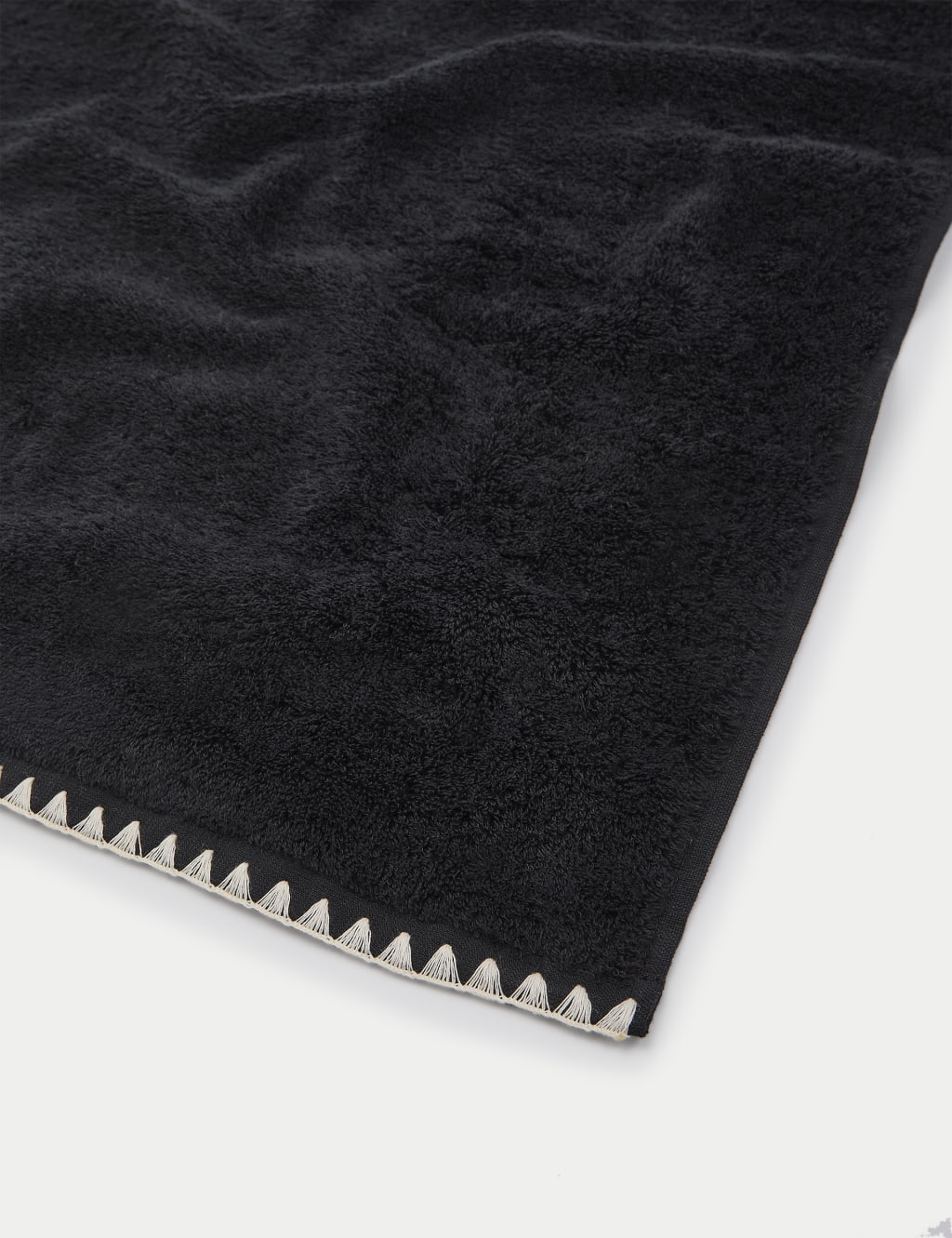 Pure Cotton Blanket Stitch Towel | M&S Collection | M&S