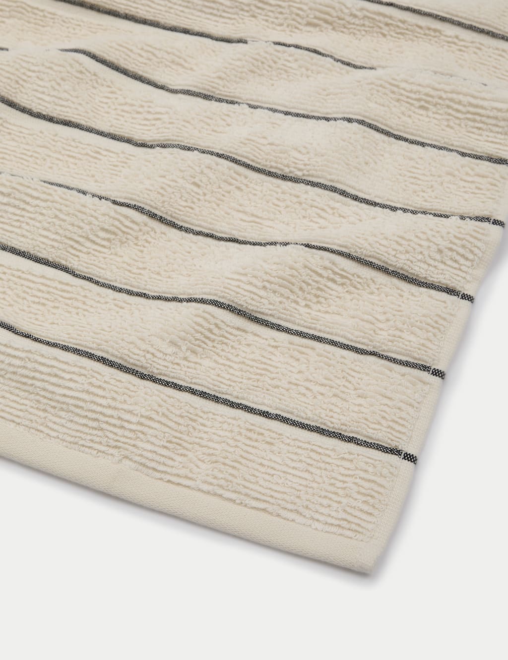 Pure Cotton Textured Striped Towel 2 of 6