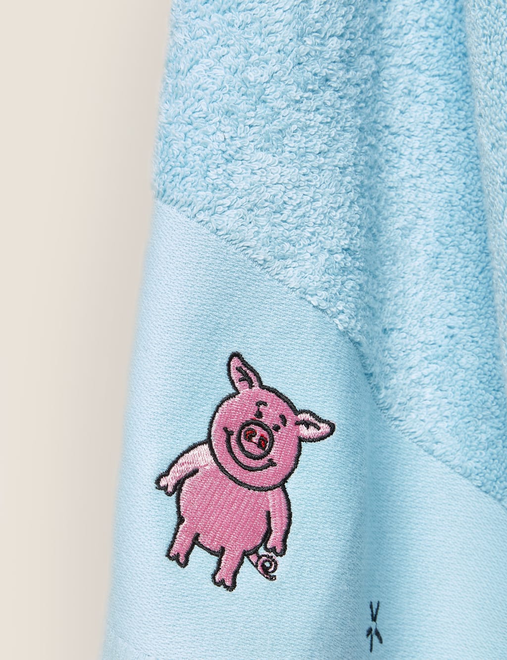 Set of 2 Pure Cotton Percy Pig Guest Towels Percy Pig M S