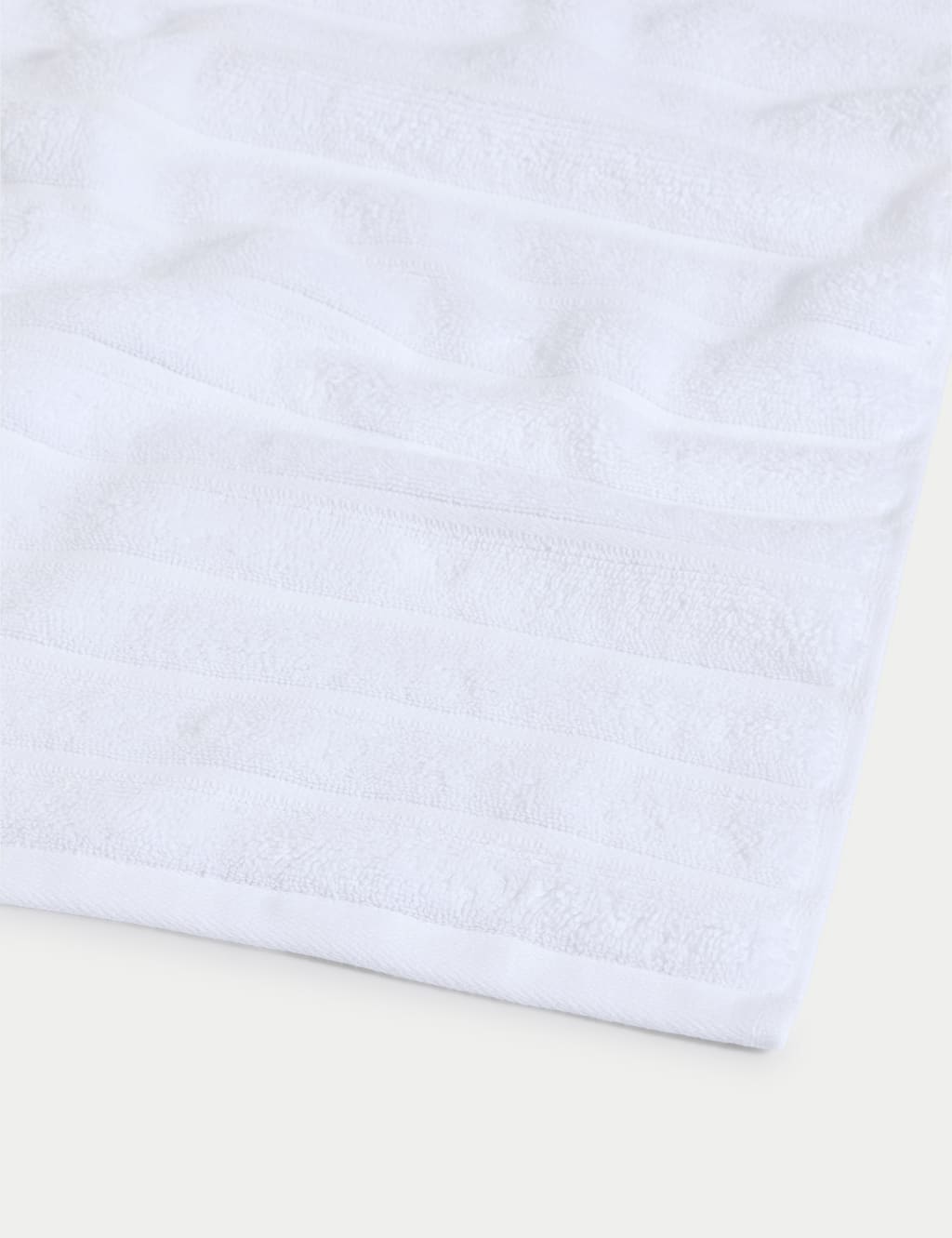 Pure Cotton Super Plush Ribbed Bath Towel 4 of 4