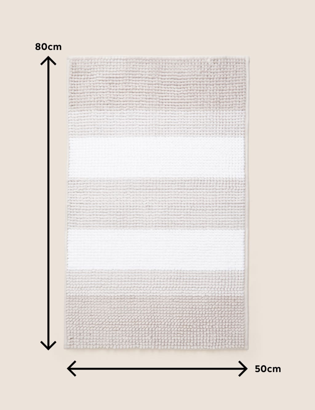 Bobble Striped Bath Mat 4 of 4