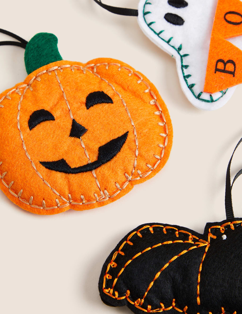 3pk Felt Hanging Halloween Decorations 2 of 3