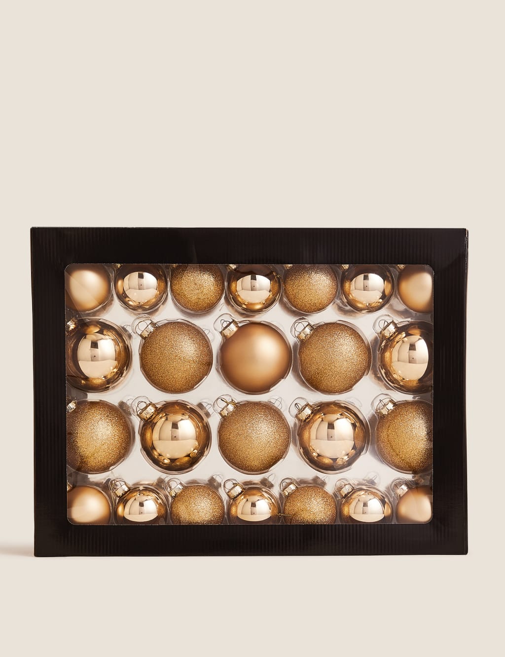 Set of 48 Glass Christmas Baubles 2 of 2