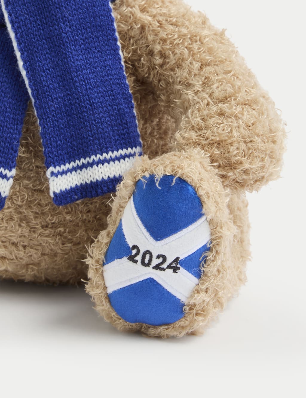 Spencer Bear™ Blue Scarf Soft Toy 3 of 3