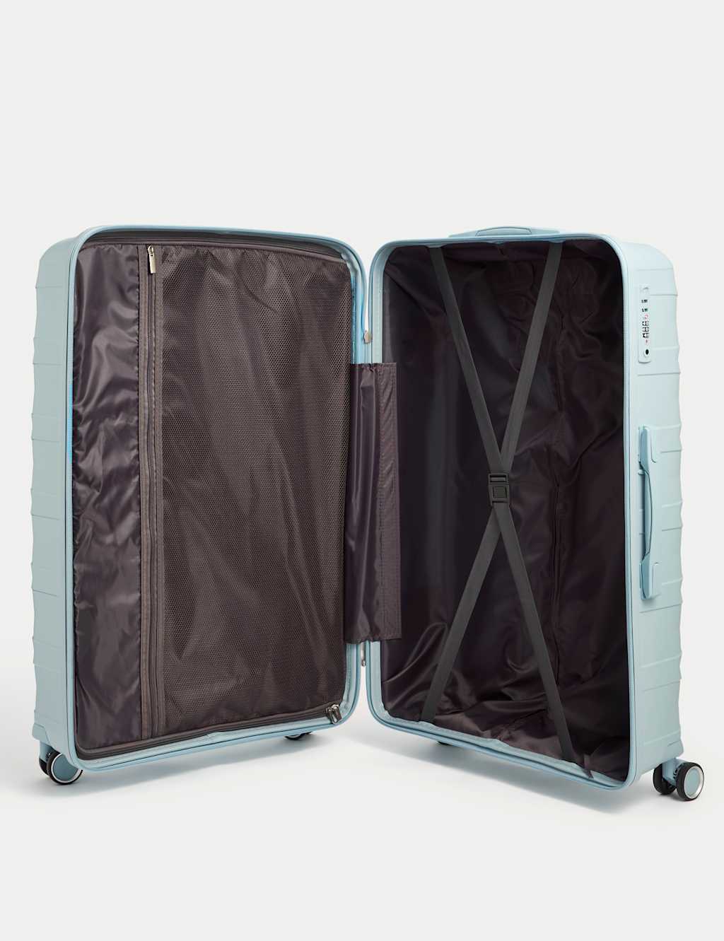 Set of 3 Porto 4 Wheel Hard Shell Suitcases 5 of 5