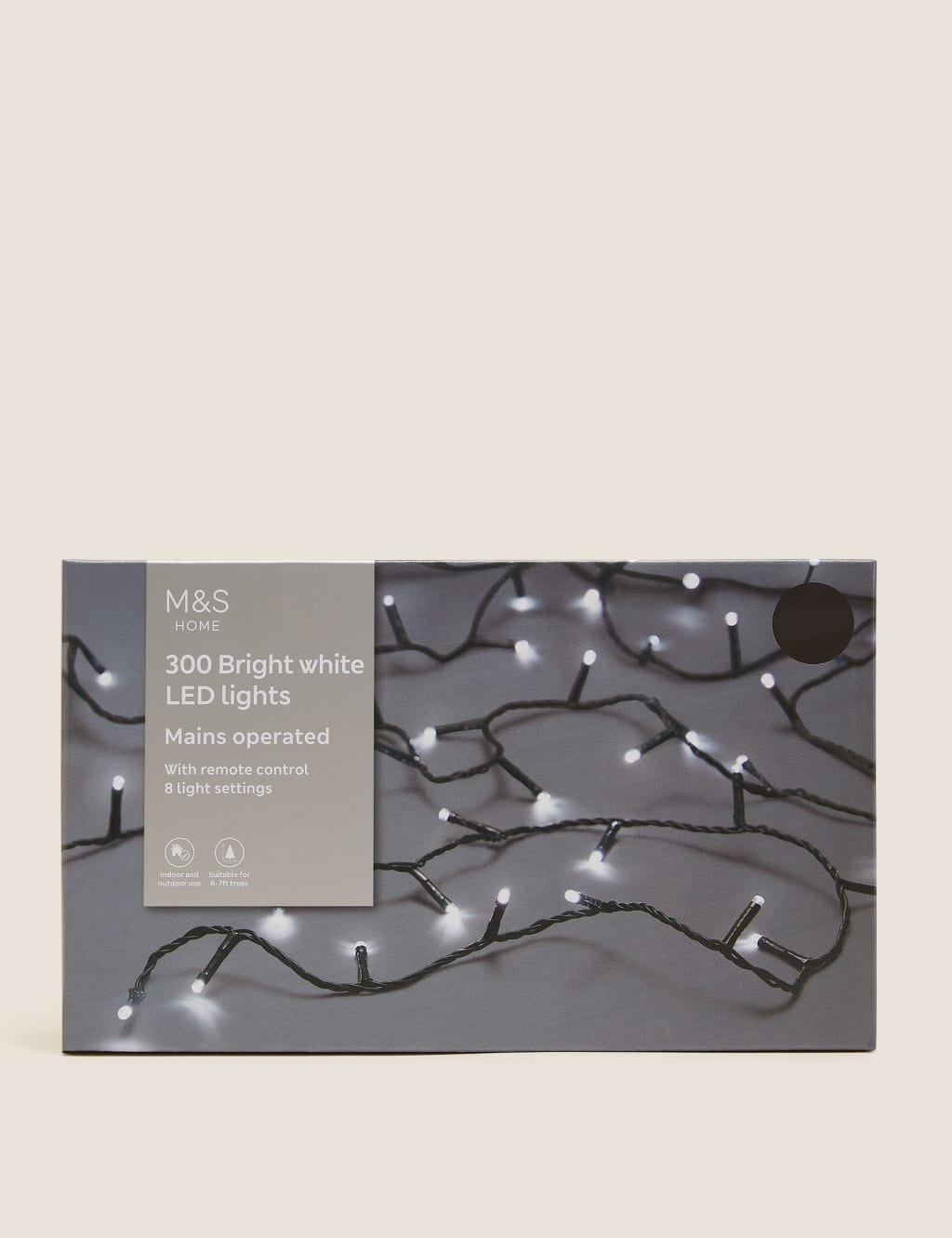 300 Bright White LED Mains Lights 7 of 7