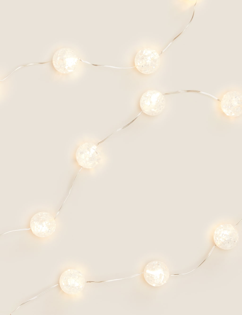 20 Frosted Ball Battery String Lights 3 of 6