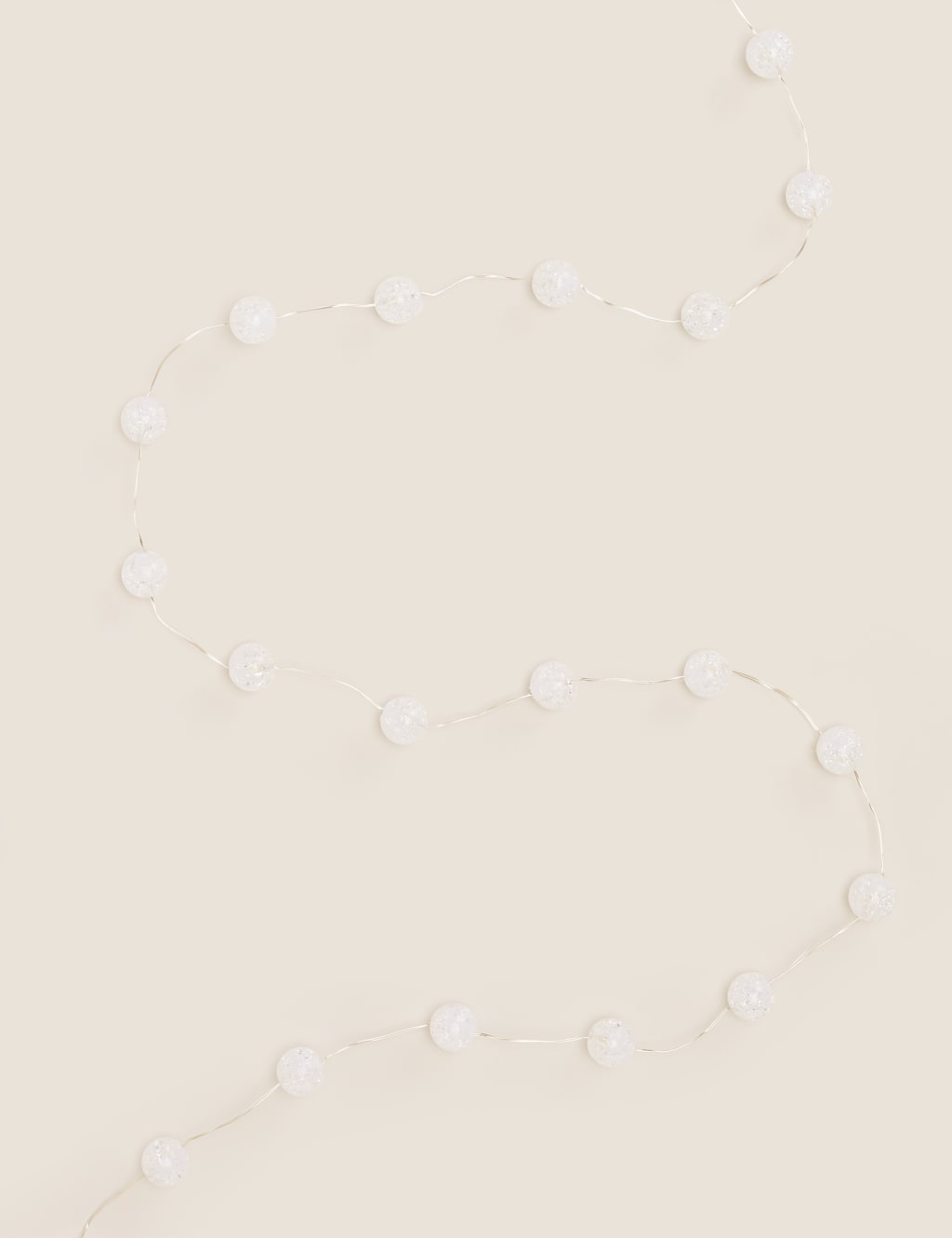 20 Frosted Ball Battery String Lights 4 of 6