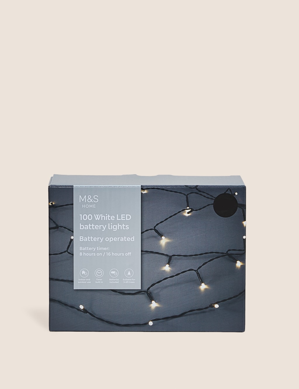 100 LED White String Lights 3 of 6