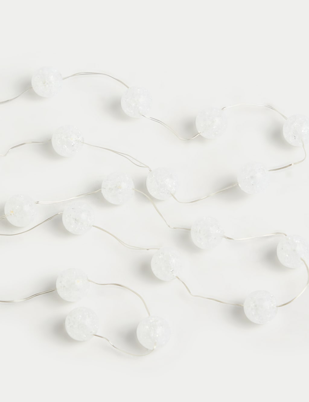 20 Frosted Ball Battery String Lights 2 of 3