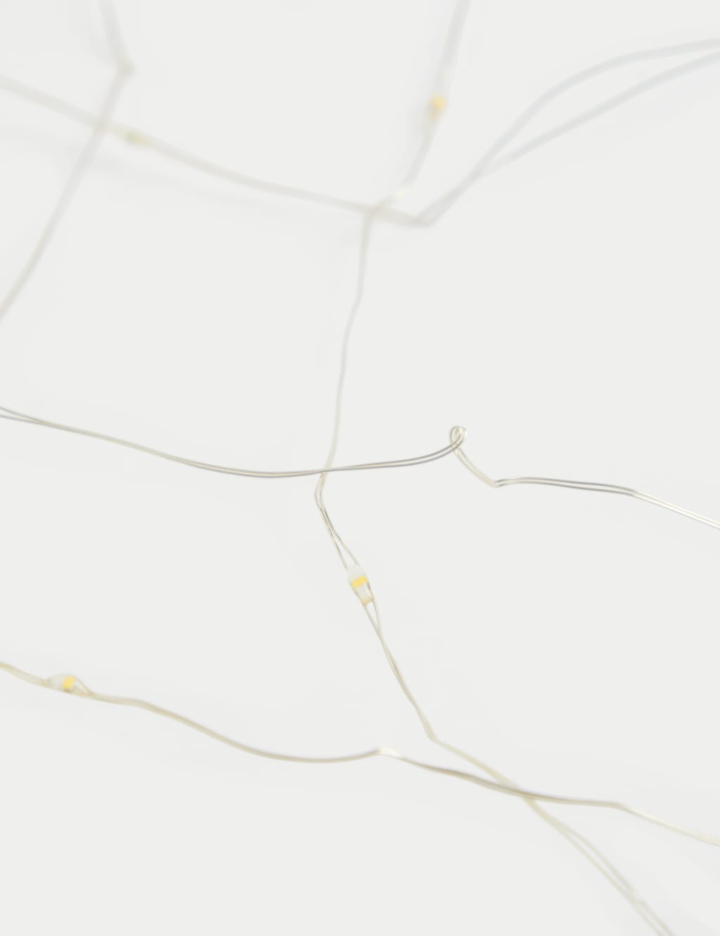 Warm White LED Gold Wire Battery Lights 2 of 3