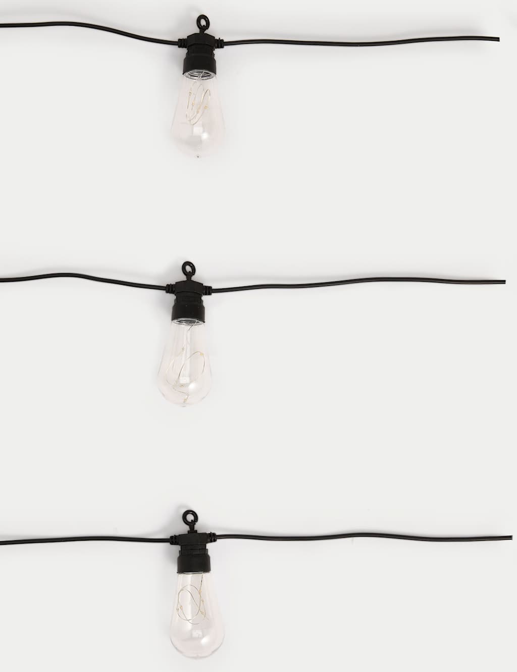 20 Warm White Solar & Mains Festoon Lights 3 of 4