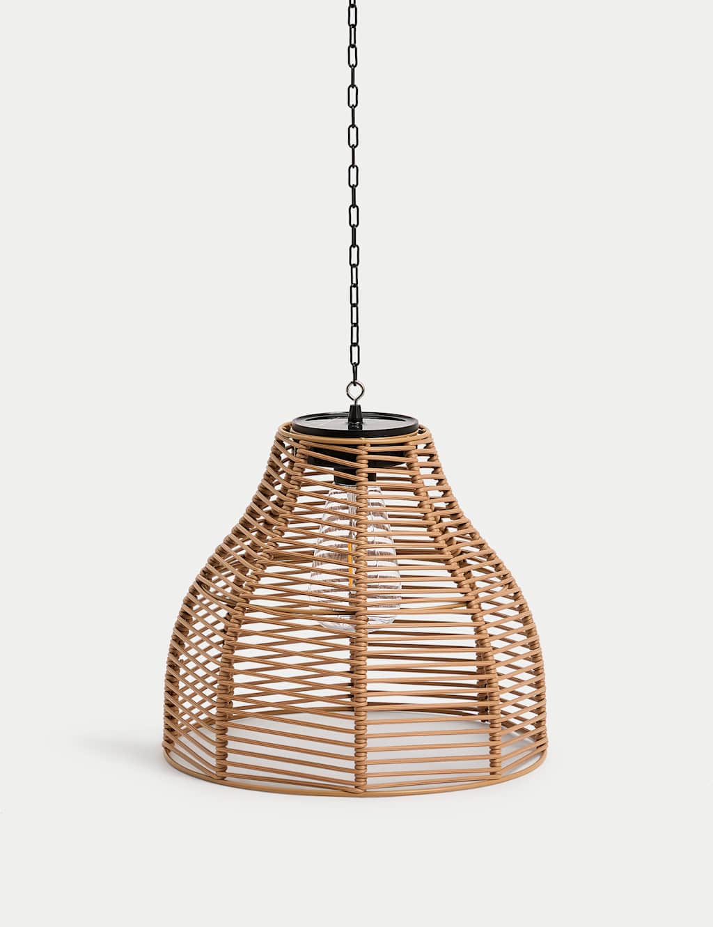 Warm White Woven Solar Pendant Light 2 of 4