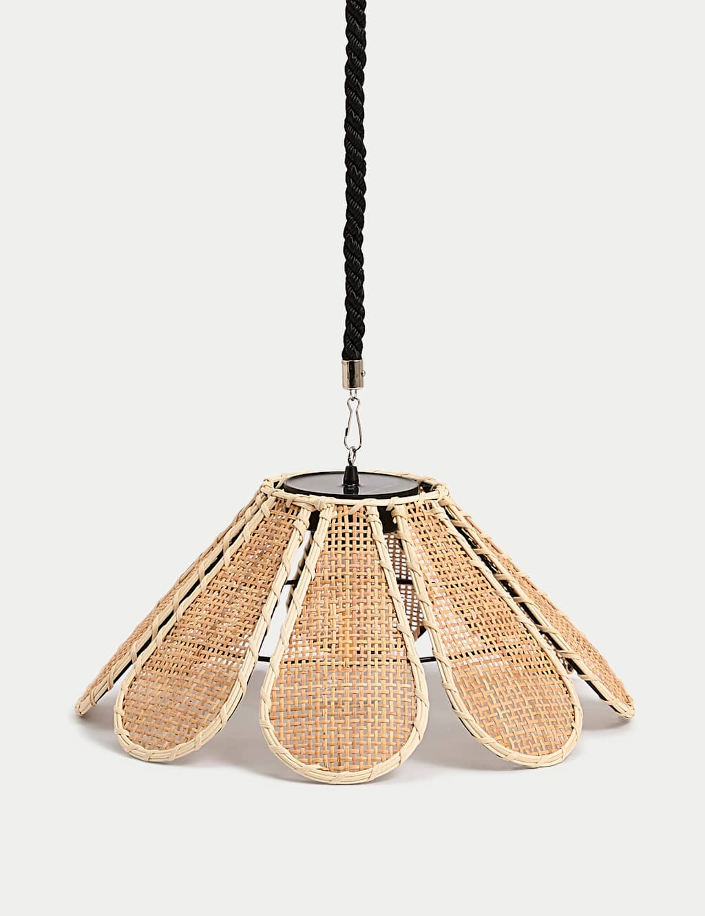 Scallop Solar Outdoor Pendant Light 2 of 5