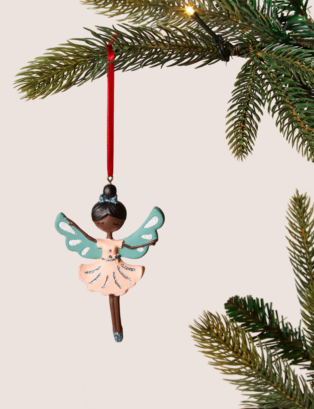 Resin Fairy Single Christmas Decoration 1 of 2